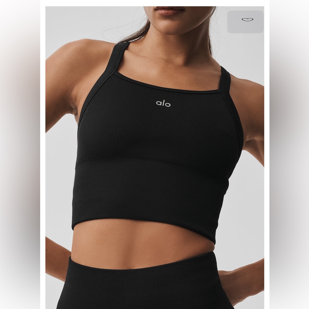 ALO seamless ribbed favorite bra tank